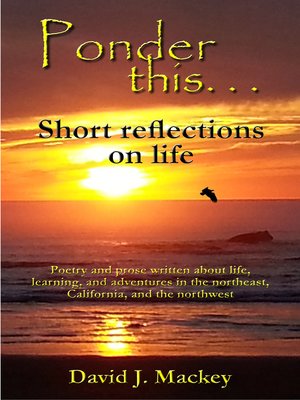 cover image of Ponder This . . . Short Reflections On Life